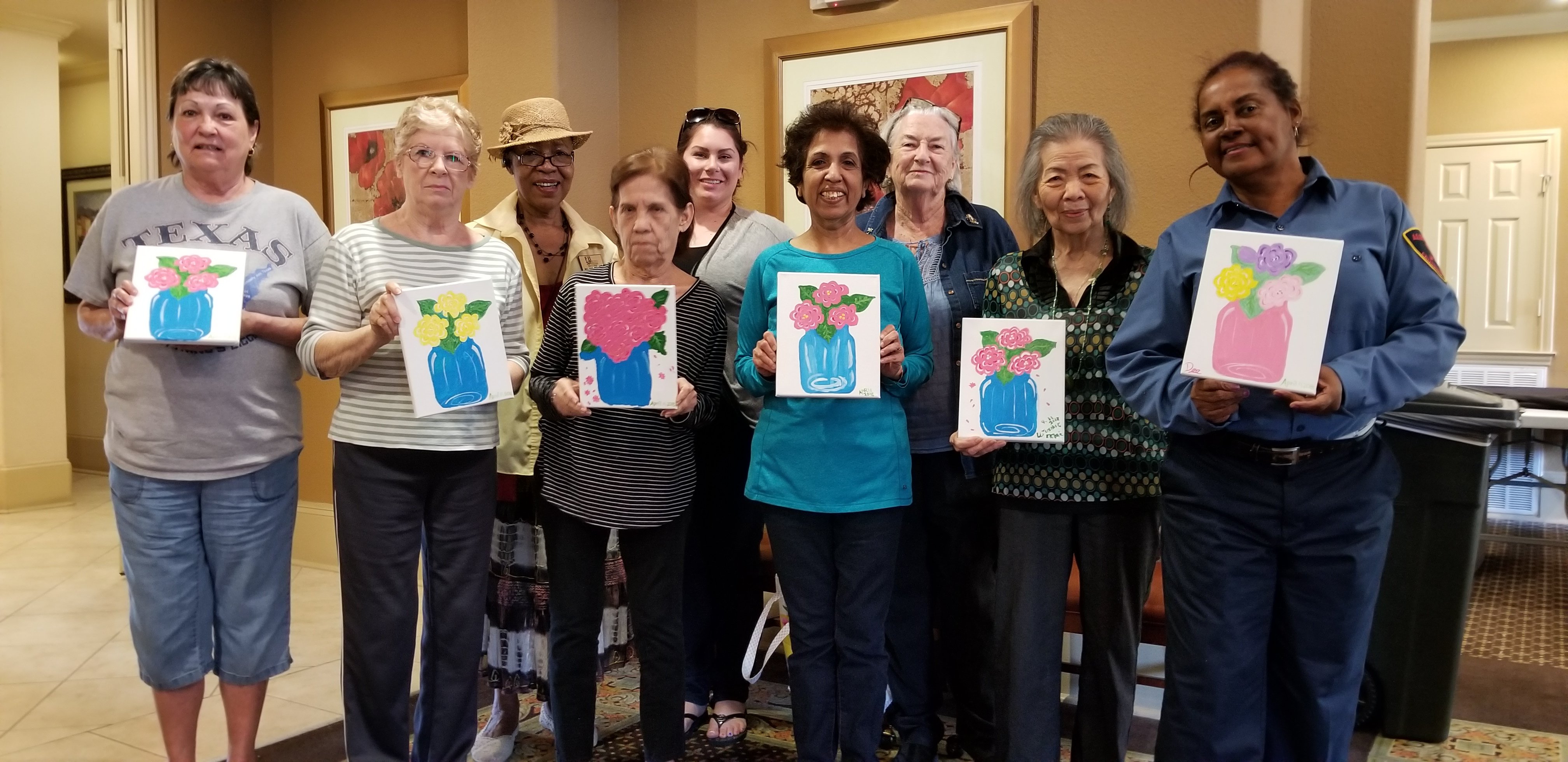 Senior Citizens Arts and Crafts Program Sugar Land Art