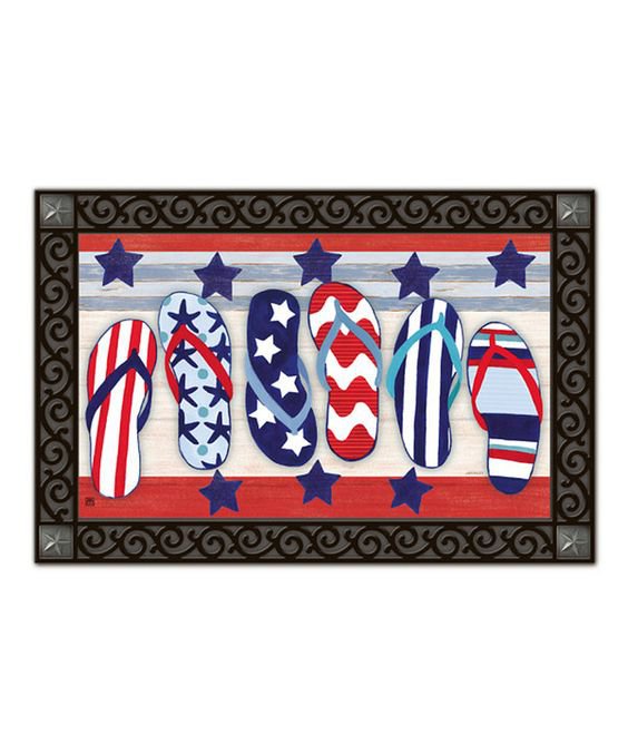 Patriotic Flip Flops | Sugar Land Art