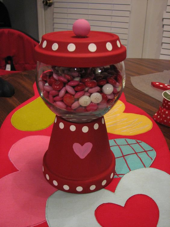 Valentine Candy Dish Sugar Land Art